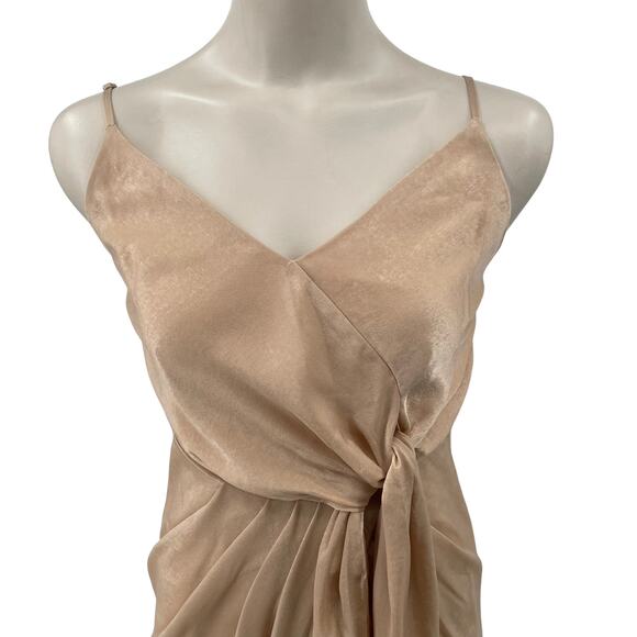 BALTIC BORN CAMILA NATURAL‎ TANK SIDE TIE MIDI DRESS XS NWT - Picture 6 of 16